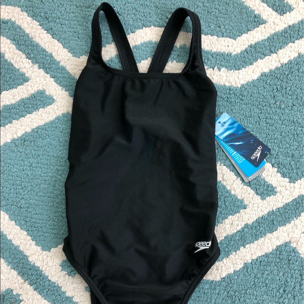 Speedo Black One-Piece NWT